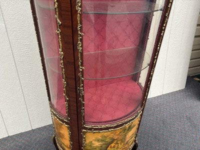 67095 Louis XV Curio China Cabinet with Bronze ormalu