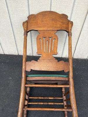 66722 Pair Antique Larkin Furniture Oak Dining Chair s Chairs