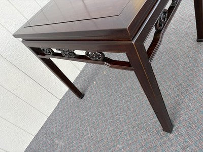 67061 Oriental Dining Table with 4 Side Chairs Table 36" x 36" x 28"H