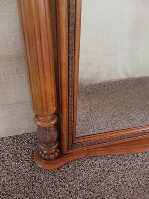 51590 Large Beveled Decorator Mirror in Fancy Picture Frame