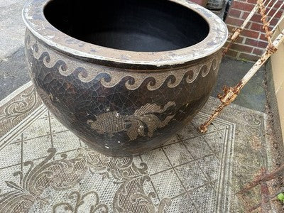 GARDEN HS:   MAITLAND SMITH Fish Ceramic Pottery Bowl