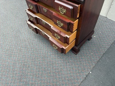 66938 Jasper Furniture Cherry Secretary Desk w/ Bookcase Top