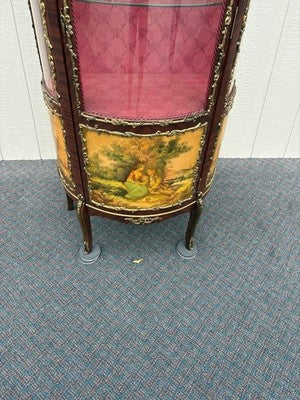 67095 Louis XV Curio China Cabinet with Bronze ormalu