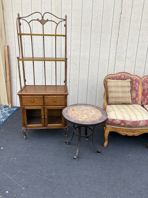 66783 PIER 1 Imports Decorator Lamp Table Stand Iron Base