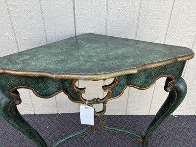 65902 Pair Decorator Hand Made Corner Table Stand s Shelf