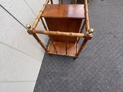 67041 Bamboo Magazine Rack Book Stand