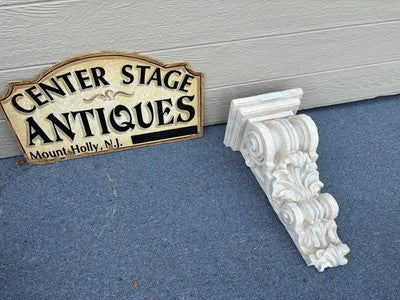 59501 Decorator Architecture Wall Column Whatnot Curio Shelf SIGNED on Back