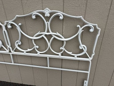 67185 KING Size Metal Decorator Headboard Bed