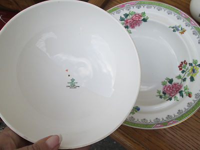 MS:  7 Pieces THOMAS GOODE LONDON SPODE COPELAND SET TEAPOT COVERED DISH CREAMER