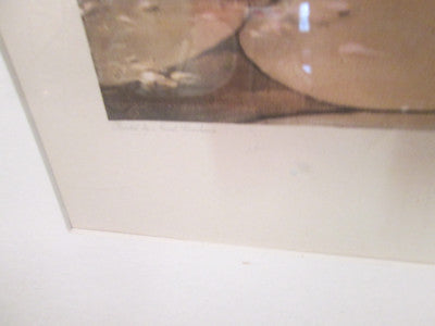 56762 Maude Goodman Framed Lithograph  "WHEN THE HEART IS YOUNG"