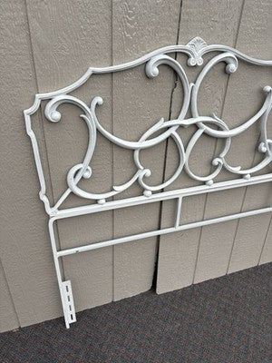 67185 KING Size Metal Decorator Headboard Bed