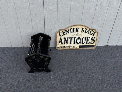 67127 ETHAN ALLEN Magazine Rack Holder Stand