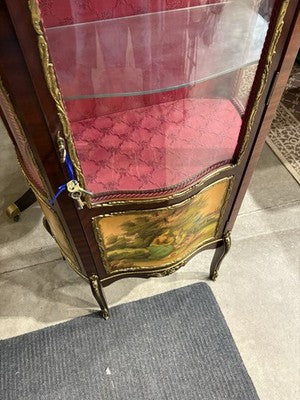 67087 Louis XV Curio China Cabinet with Bronze ormalu