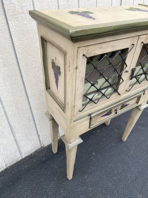 66541 Rustic Primitive Wine Rack Kitchen cabinet