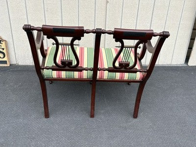 66826 Mahogany Settee Loveseat Couch Chair