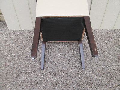 55577 SET OF 4 LEATHER? BERGERE OFFICE DINING CHAIR S ARMCHAIR S