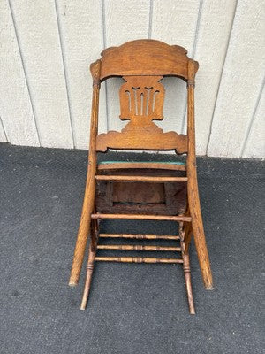 66722 Pair Larkin Furniture Oak Dining Chair s  Chairs