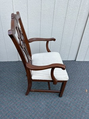 67163 Set of 8 Mahogany SUMTER Cabinet  Dining Chair s