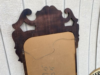 66497 Fancy Carved Chippendale Beveled Mirror