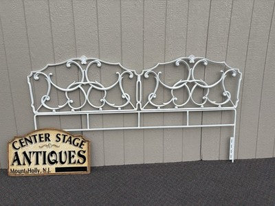 67185 KING Size Metal Decorator Headboard Bed
