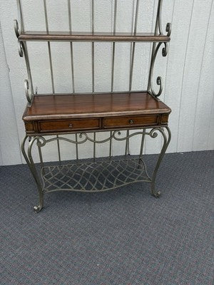 66994 Modern Baker Rack Kitchen Storage Cabinet