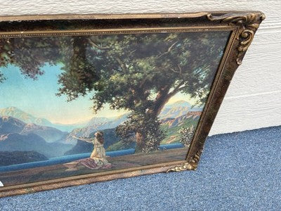 66781 R Atkinson Fox ??  DAWN  Print in Picture Frame CHICAGO