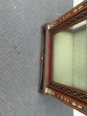 66959 Louis XV Curio China Cabinet with Bronze Ormalu