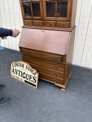 66506 Pennsylvania House Secretary Desk w/ Bookcase top