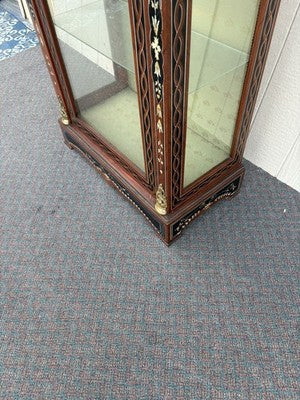 66959 Louis XV Curio China Cabinet with Bronze Ormalu