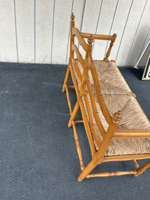 66796   Maple Loveseat Sofa  Settee Couch Chair