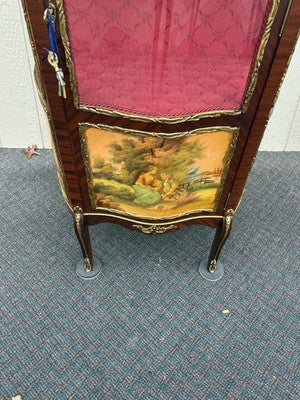 67087 Louis XV Curio China Cabinet with Bronze ormalu