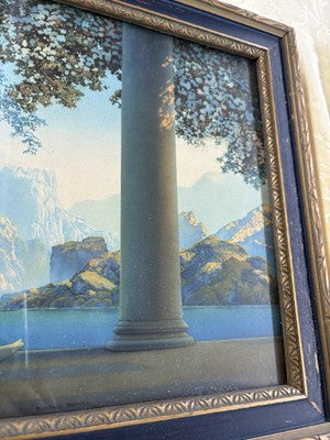 66780 Maxfield Parrish Print in Deco Picture Frame