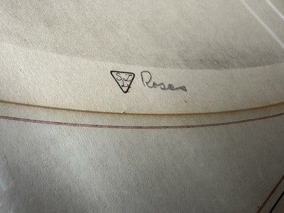 ART YS:      Antique Print   Woman and Roses Copyright 1934 Camila Lucas NYC USA