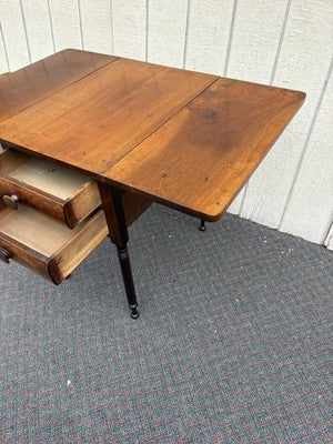 66902 Empire Mahogany Dropside Lamp Table Stand