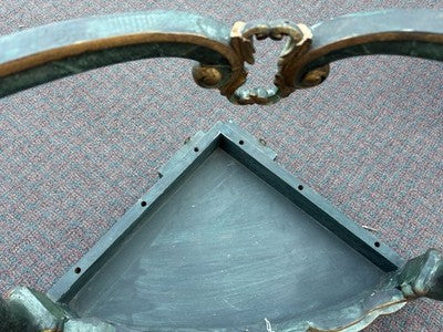 65902 Pair Decorator Hand Made Corner Table Stand s Shelf