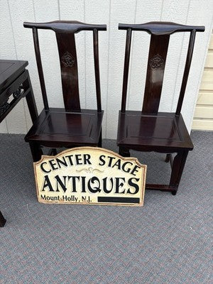 67061  Oriental Dining Table with 4 Side Chairs   Table 36" x 36" x 28"H