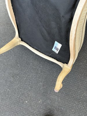 66694   CENTURY Furniture Louis XV Chair with  Stool