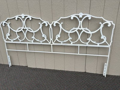 67185 KING Size Metal Decorator Headboard Bed