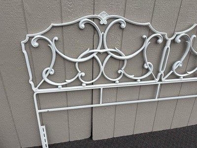 67185 KING Size Metal Decorator Headboard Bed