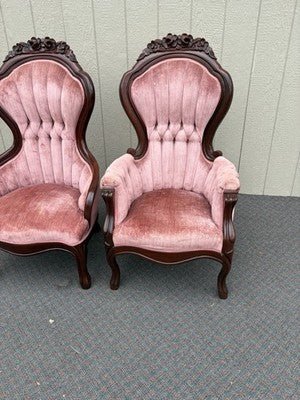 67145  PAIR   Victorian Classics  Victorian Style Chair Chairs