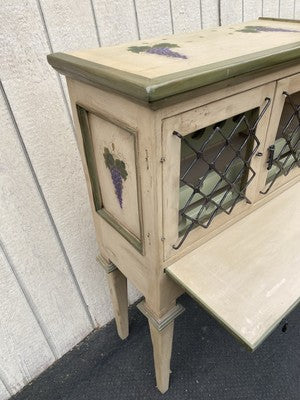 66541 Rustic Primitive Wine Rack Kitchen cabinet
