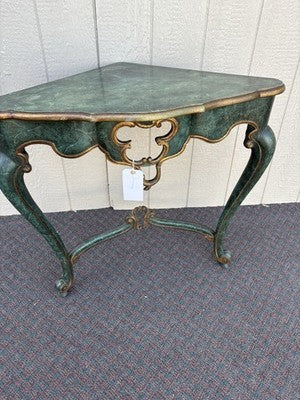 65902 Pair Decorator Hand Made Corner Table Stand s Shelf