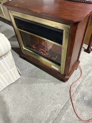 66921 Mahogany WORKING Electric Fireplace Mantle