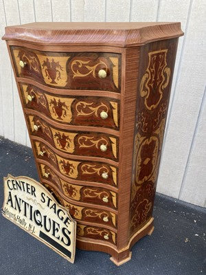 66620 Fancy Decorator Lingerie Chest Dresser High Chest