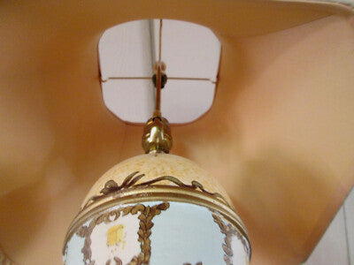 56305 Decorator Wood Table Lamp with Shade