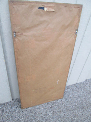 56014 Mid Century Modern Beveled Center Mirror Gold Intertwined mirrors