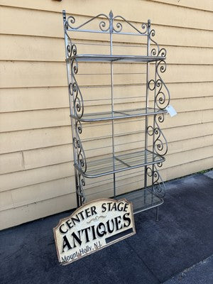 61594 QUALITY MADE Iron Kitchen Bakers Rack