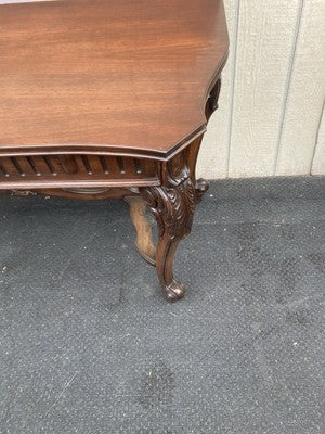 66609 Antique French Country Flip Top Dining Table Console Sofa Table