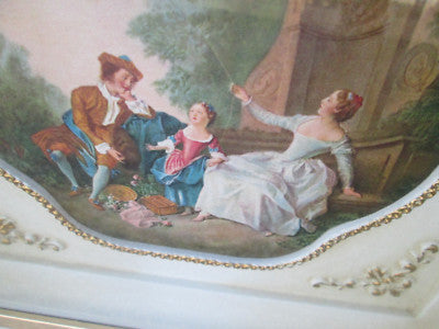 MW :  Pair Mid Century Modern Vintage TURNER Prints In fancy Picture Frames