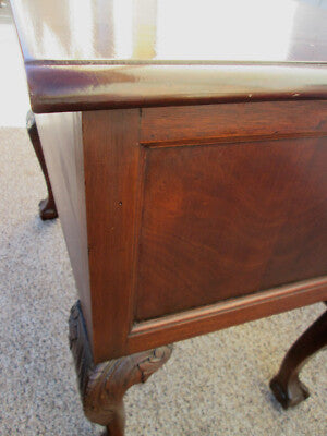 54083 MAHOGANY BALL AND CLAW FOOT LOWBOY SERVER DRESSER
